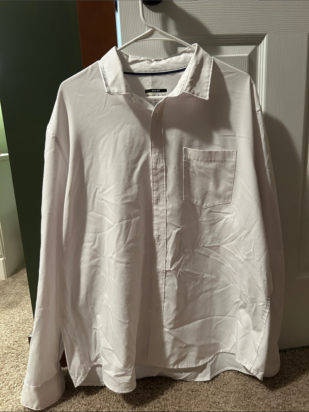 Apt. 9 White Men's Long-Sleeve Dress Shirt